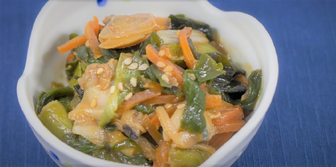 あさりと野菜の酢味噌和えのサムネイル画像