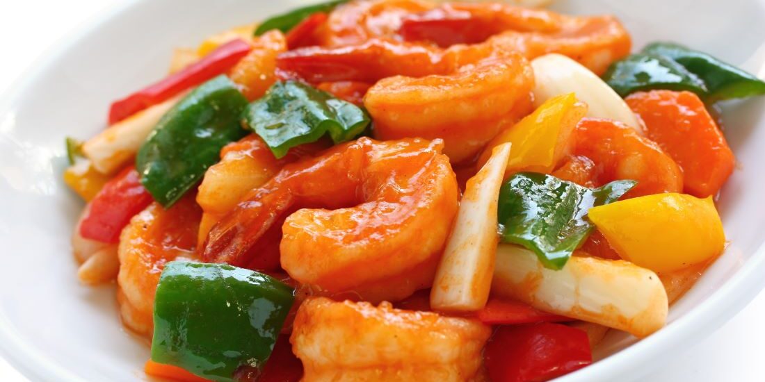 えびと野菜の中華風甘酢炒めのサムネイル画像