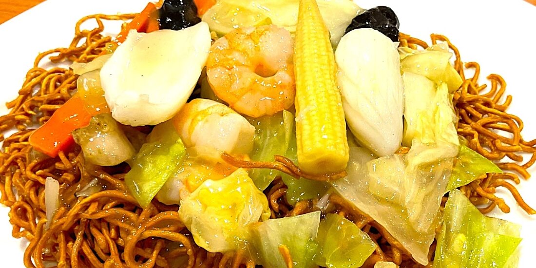 海鮮かた焼きそば〜かんたん麺にとろ～り海鮮あん〜のサムネイル画像